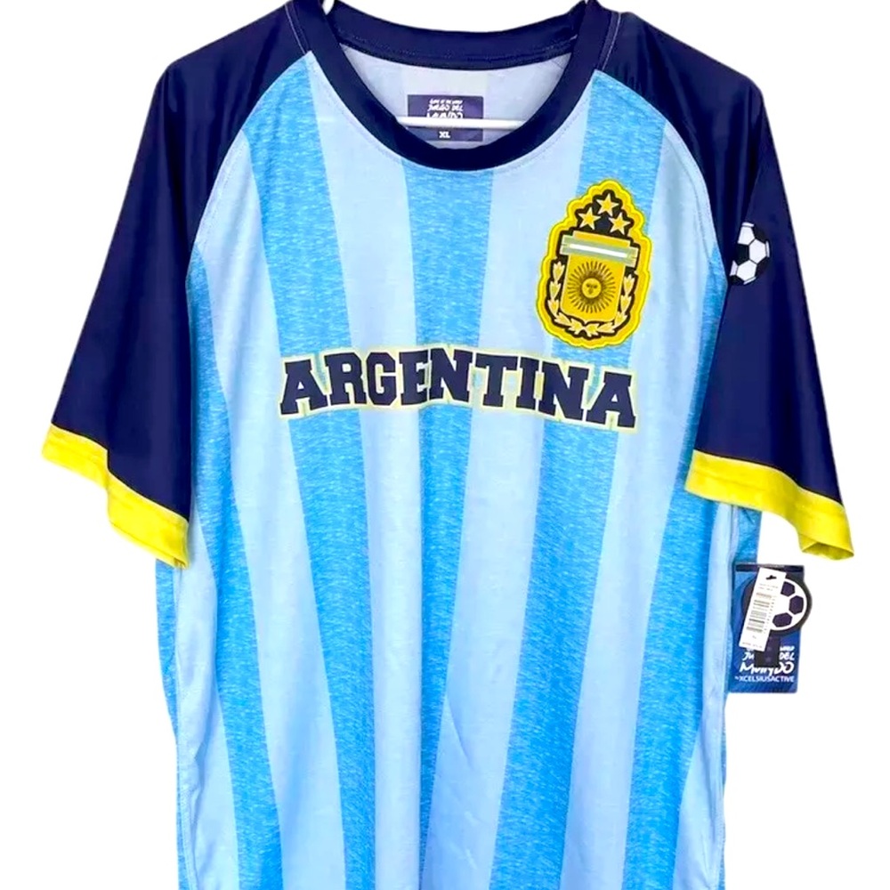 NWT XcelSius Active Argentina Football Soccer Jersey 2024 Men's XL